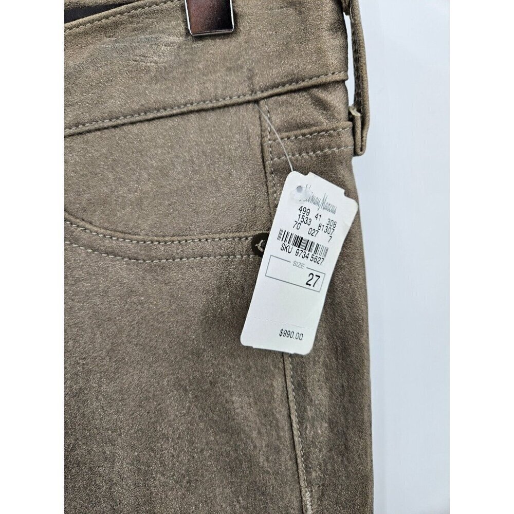 New Rag & Bone Bronze Skinny Leather Jeans Womens 27 w1602L008 - Picture 4 of 7